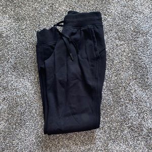 Black Lululemon joggers size 2
